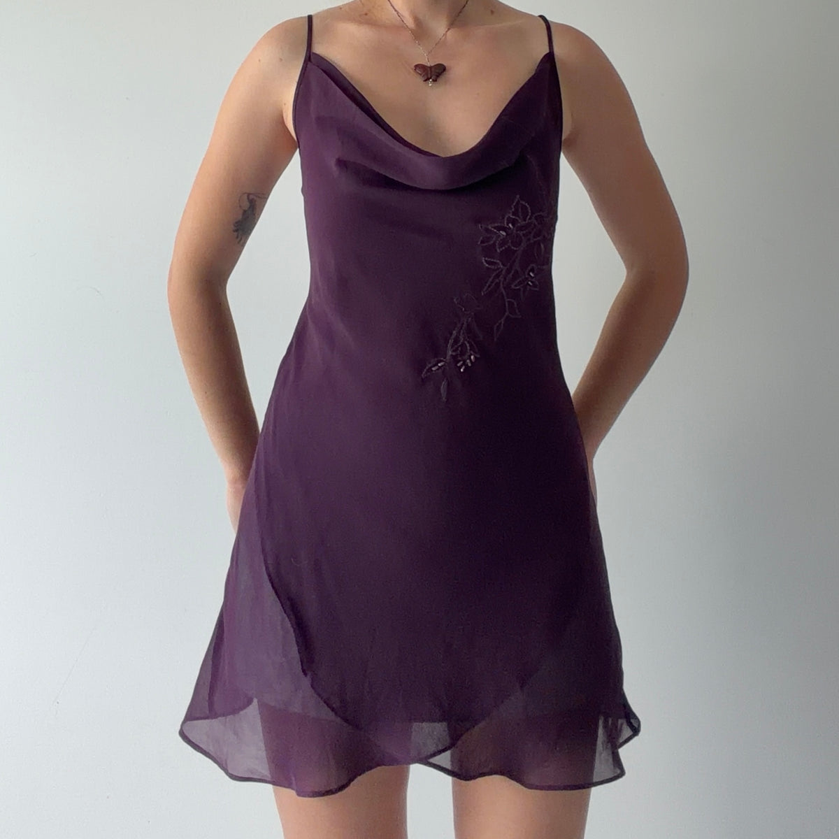 La Vie En Rose Cowl Cami | M-L