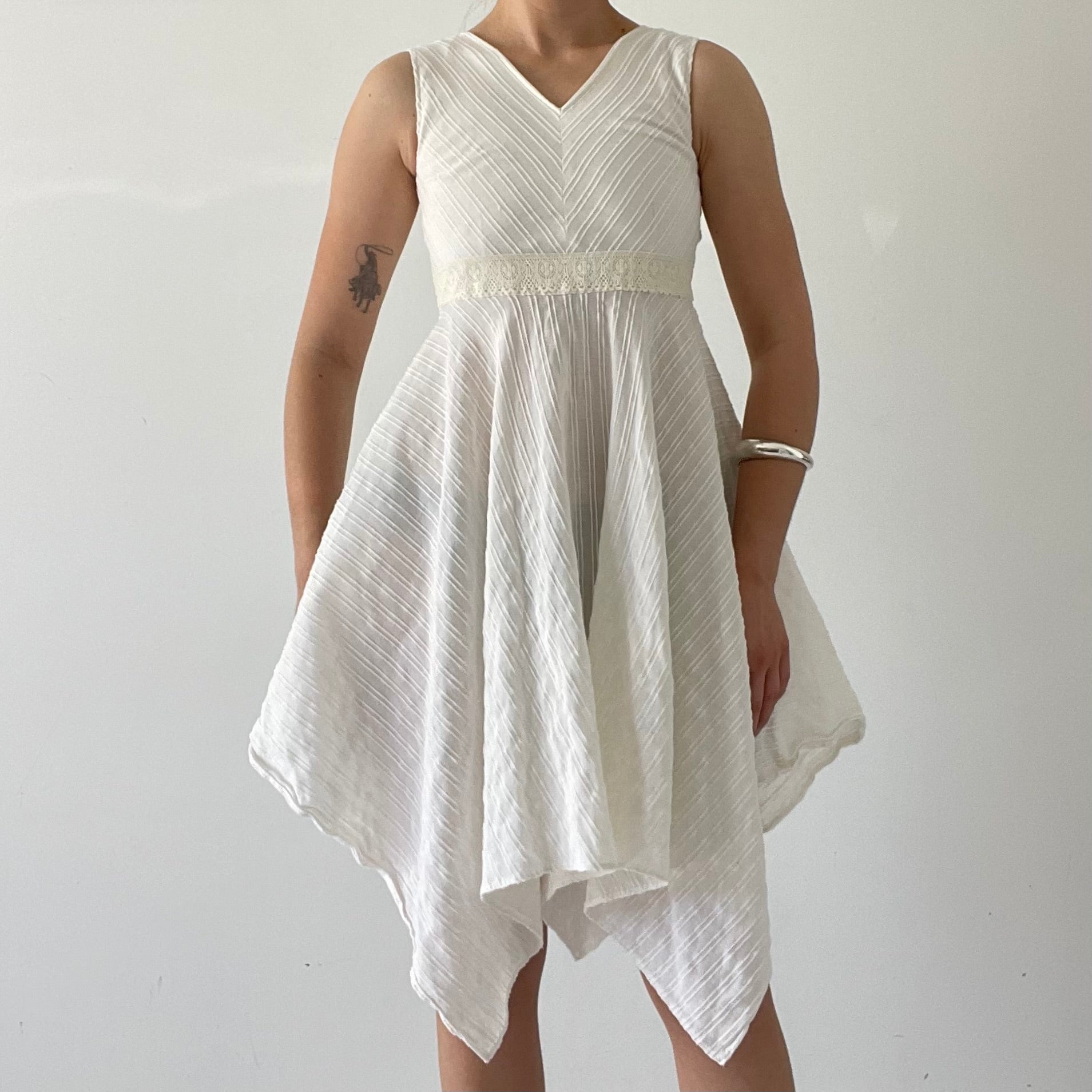 Handkerchief Hem Fairy Midi Dress | 4-6 petite