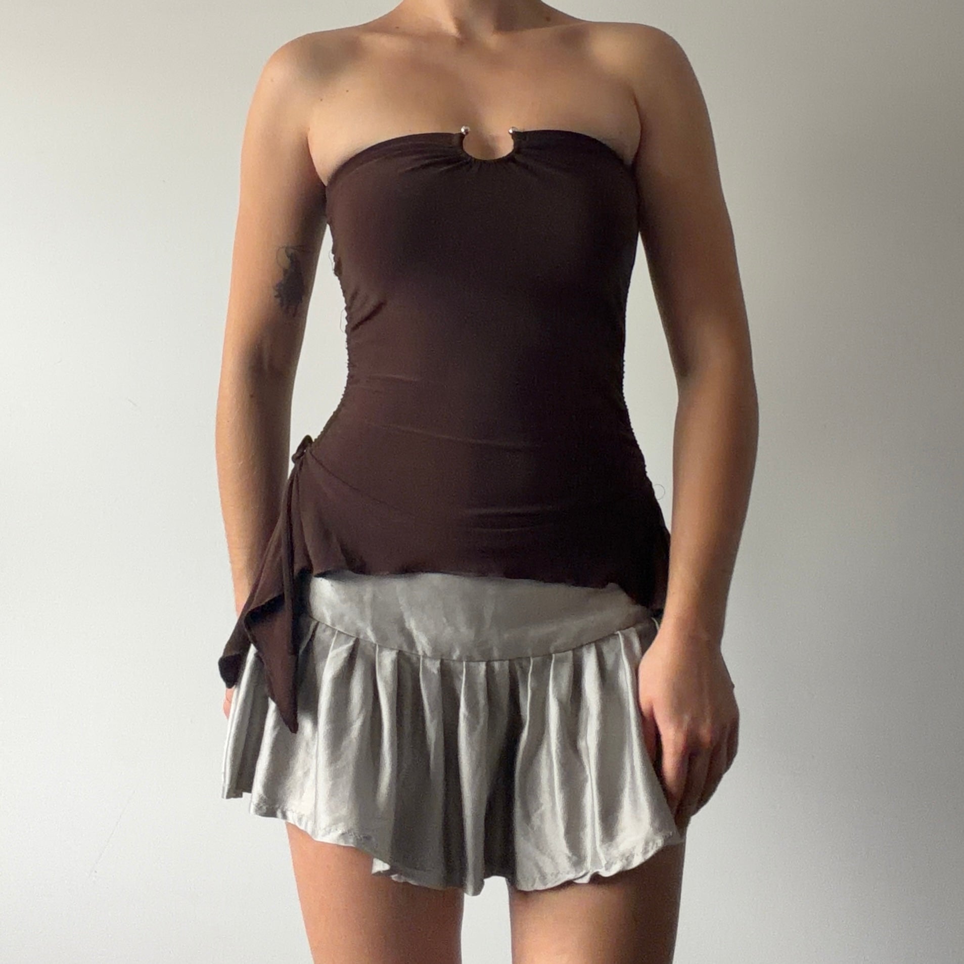 Knitenjin Strapless Top | Made in USA | S