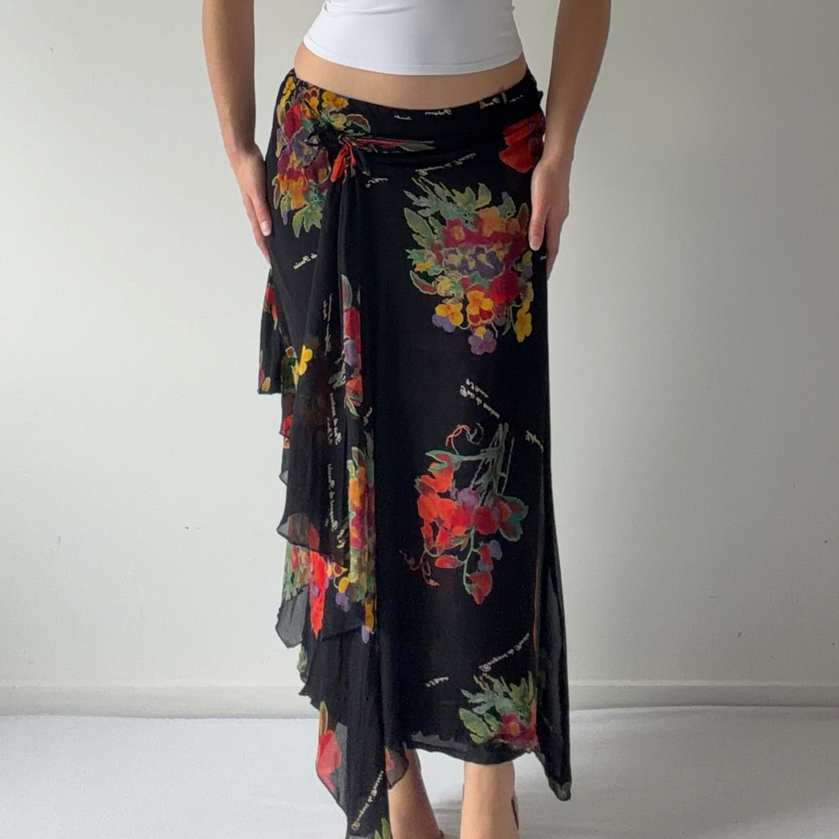 Rene Derhy Maxi Skirt | S