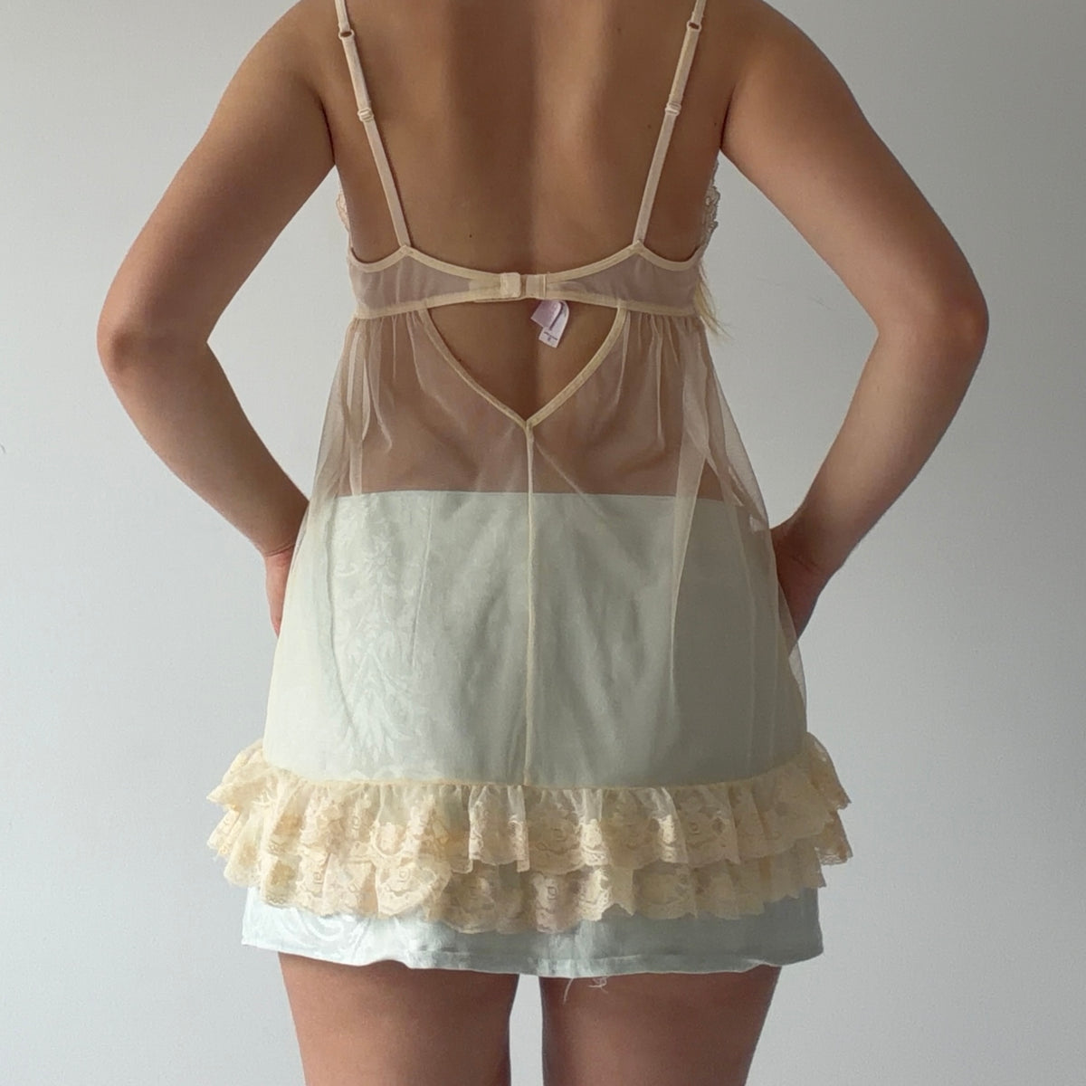 Victoria's Secret Lace Babydoll Top | S