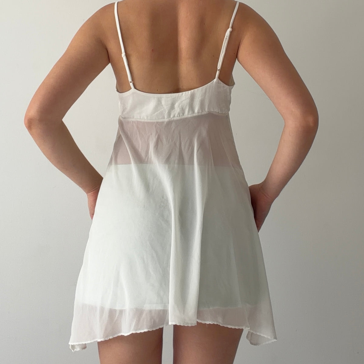 Victoria's Secret Mini Slip Dress | XS | White