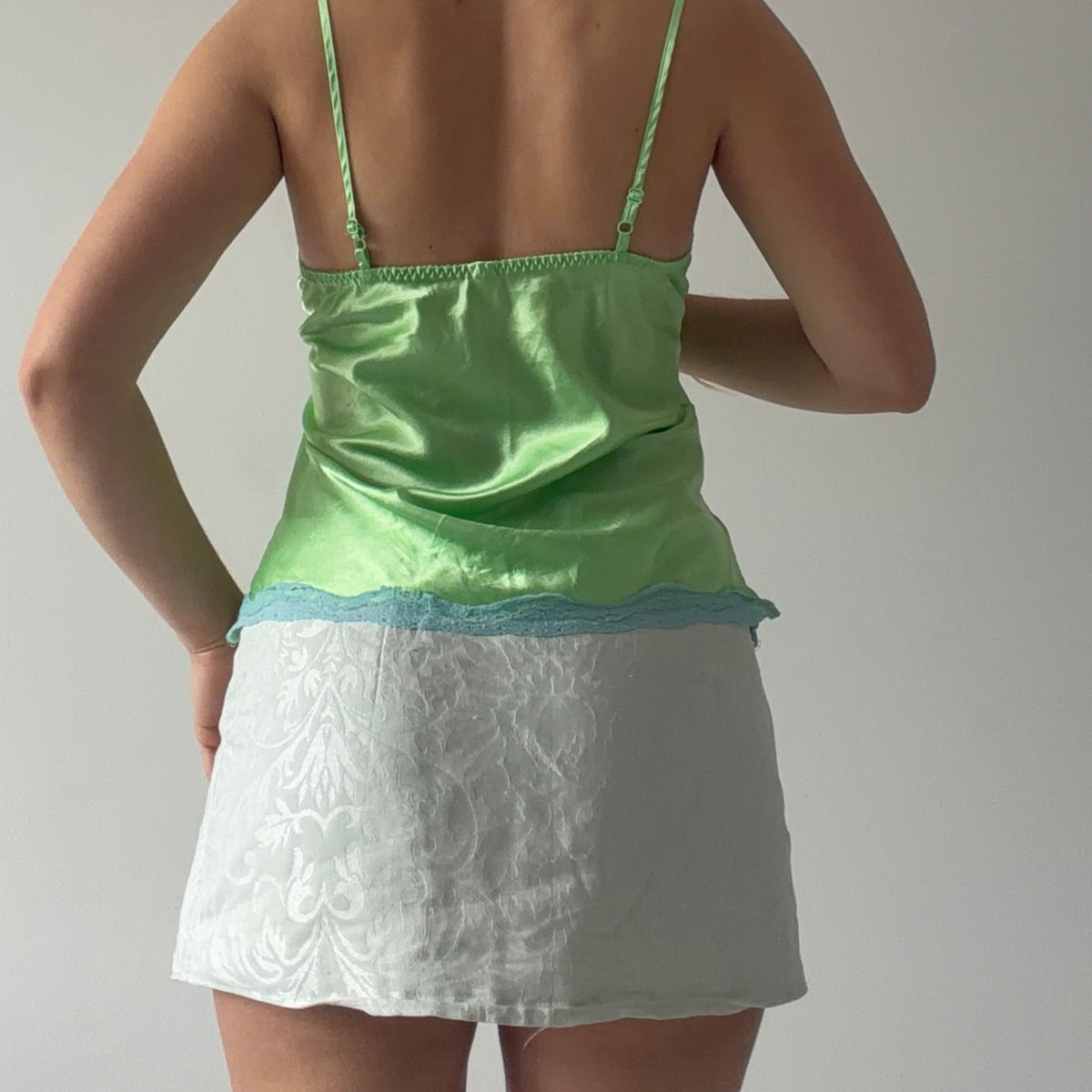 Satin Cami Top | M