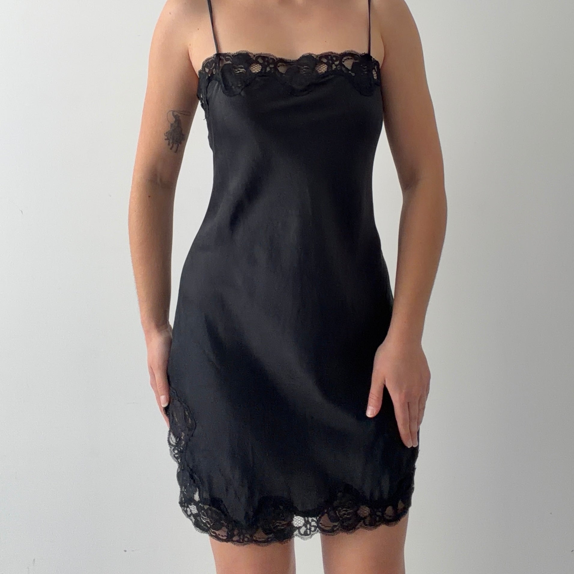 Victoria's Secret Gold Label Silk Slip | L