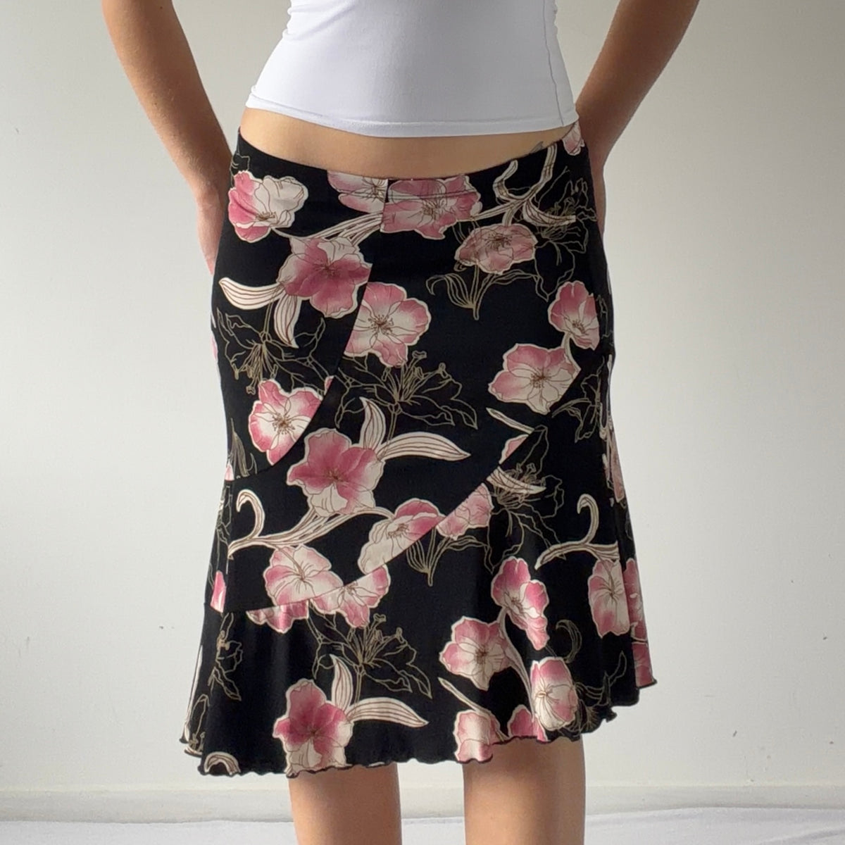 Susan Lawrence Floral Mid Skirt | XS-S