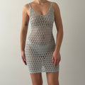 Downtown Crochet Mini Dress | 6-8