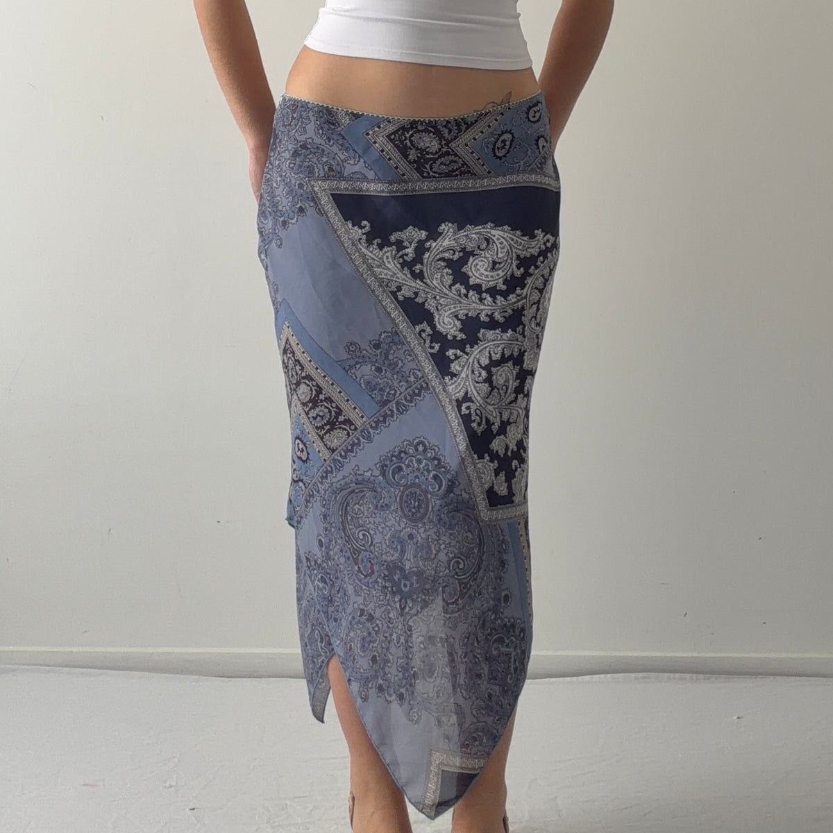 Fashion Bug Handkerchief Paisley Skirt | 6-8