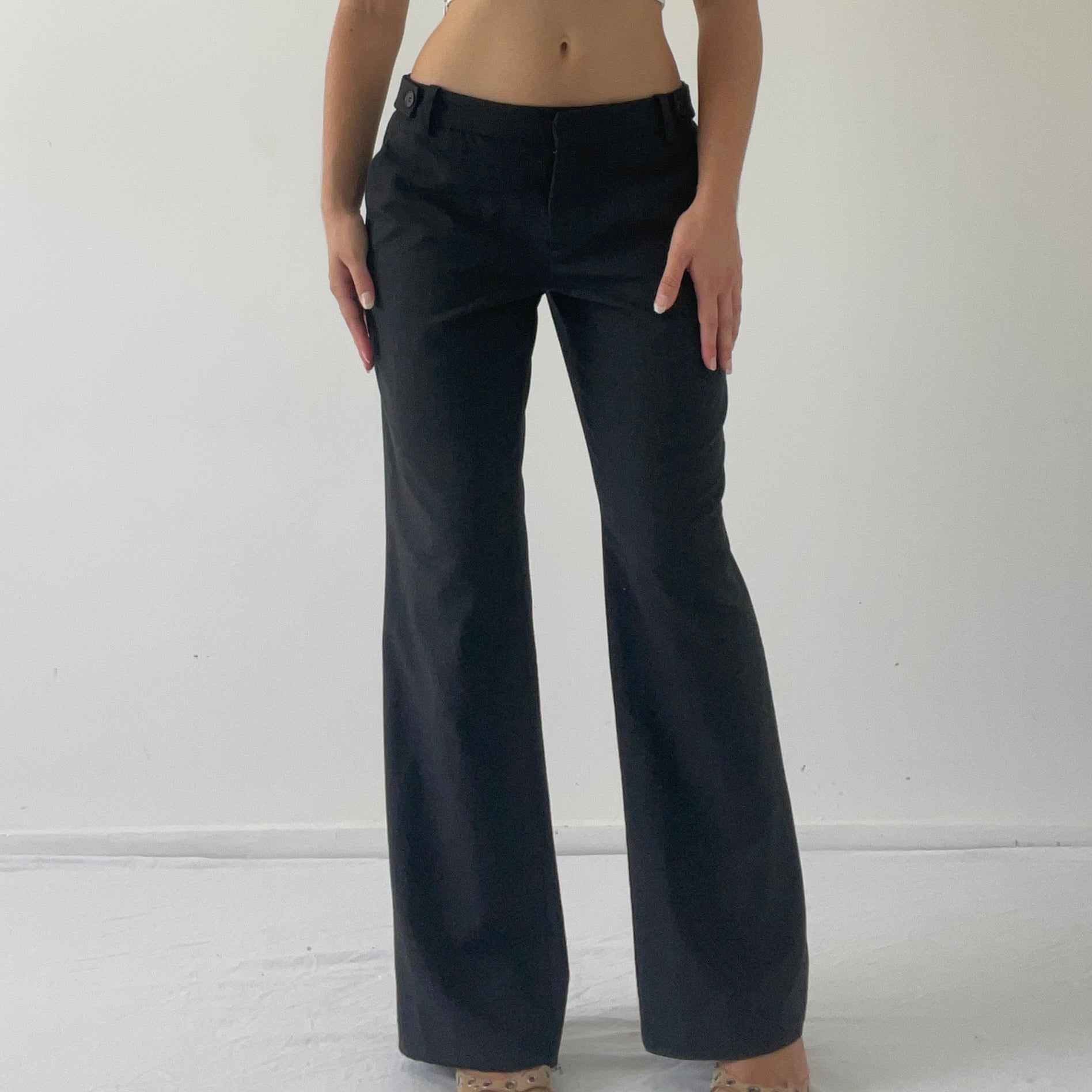 Country Road Wool Low Rise Pants | 6-8