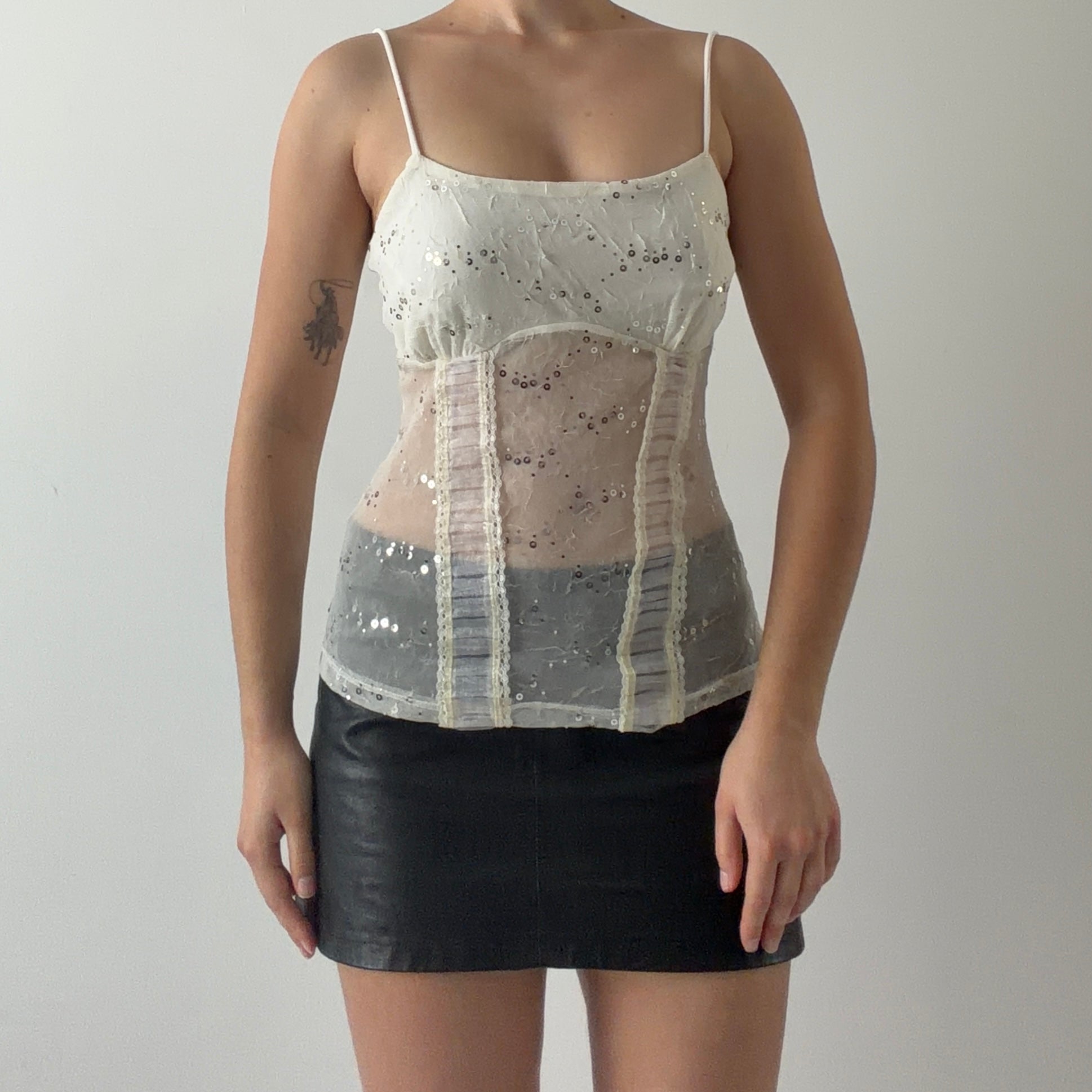 Carolina Babydoll Cami Top | Made in USA | 10-12