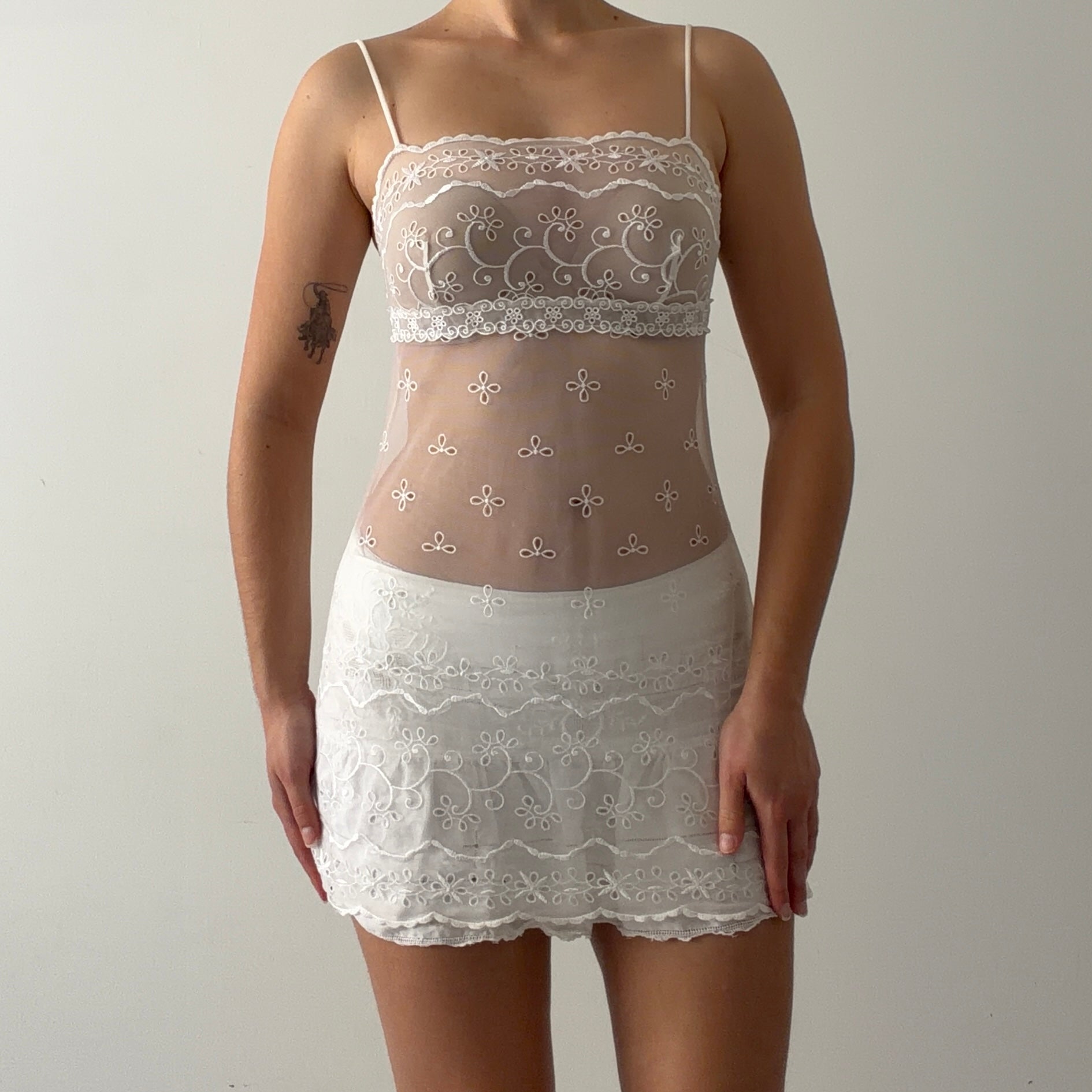 Victoria's Secret Babydoll Mini Dress | White | XS