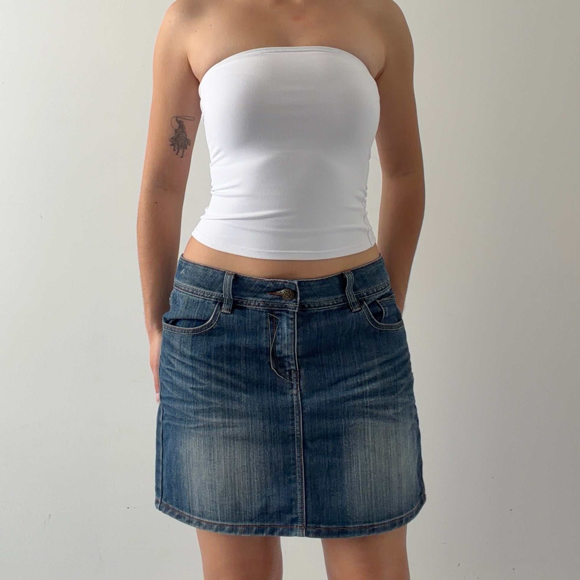 Kiabi Woman Denim Mini Skirt | M