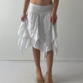Italian Asymmetric Midi Skirt | S