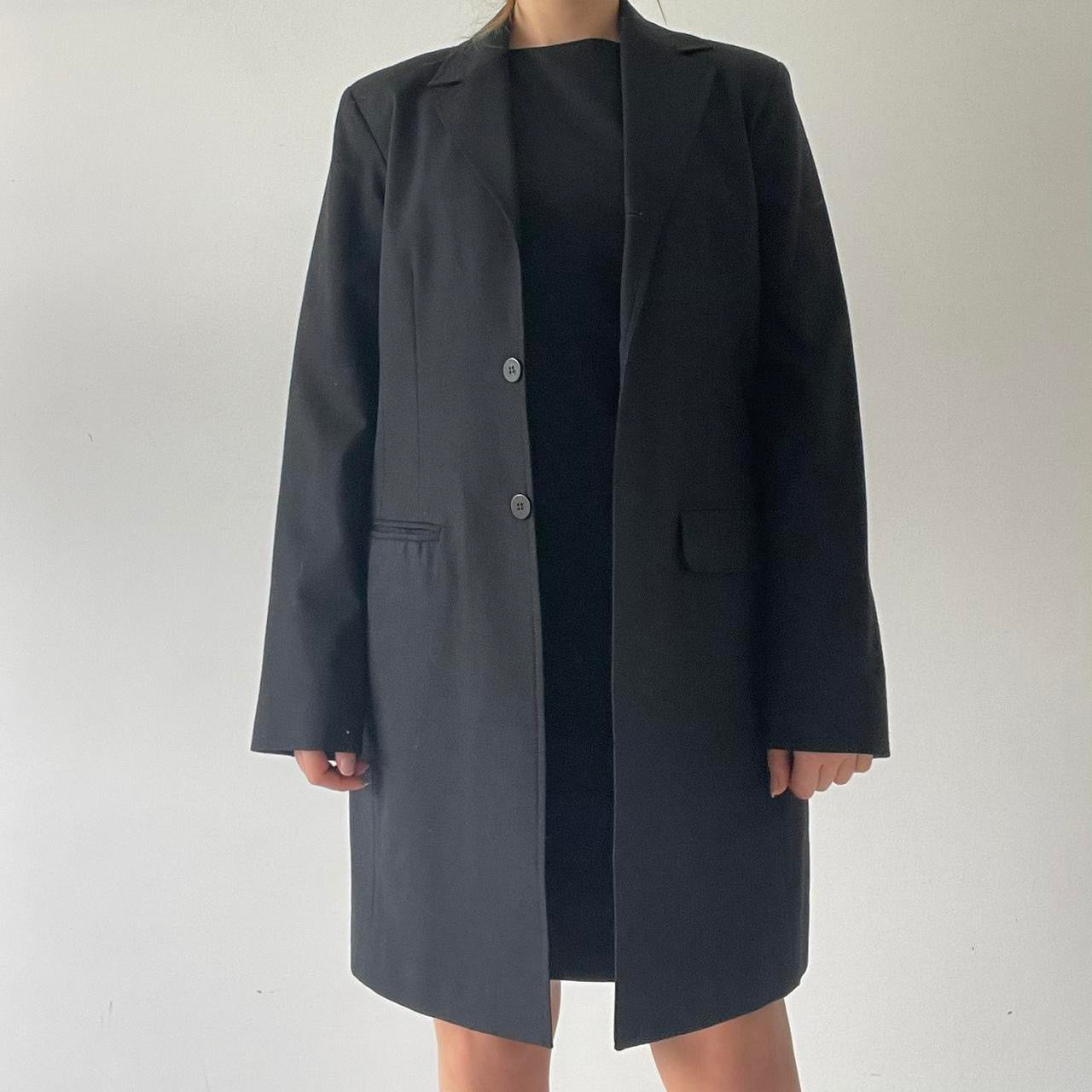 90s Max Wool Blazer + Dress Set | M