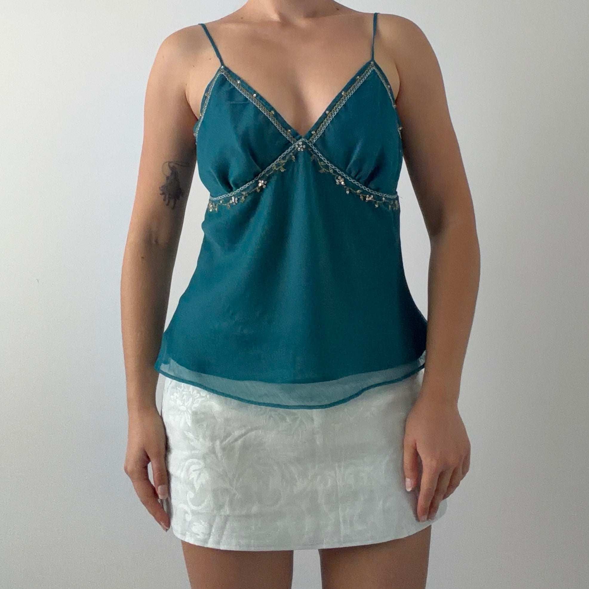 Daisy Fuentes Beaded Cami | M