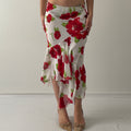 Aino Floral Asymmetric Midi | S