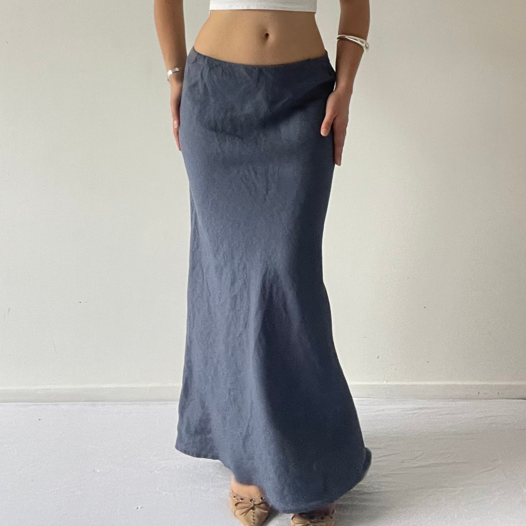 Knueferman Linen Maxi Skirt