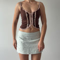 Lace Rosette Cami Top | XS
