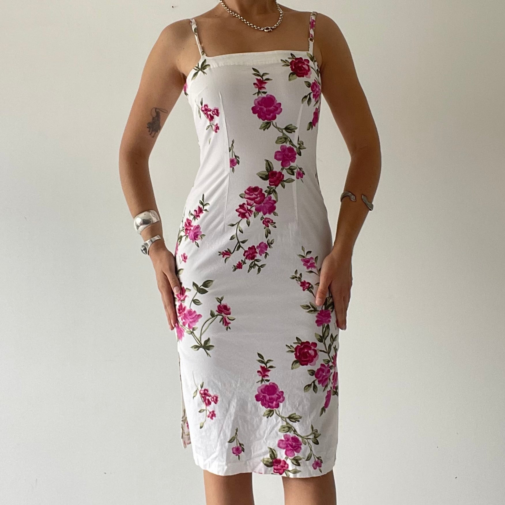 Windsor Floral  Midi Dress | Made in USA | S