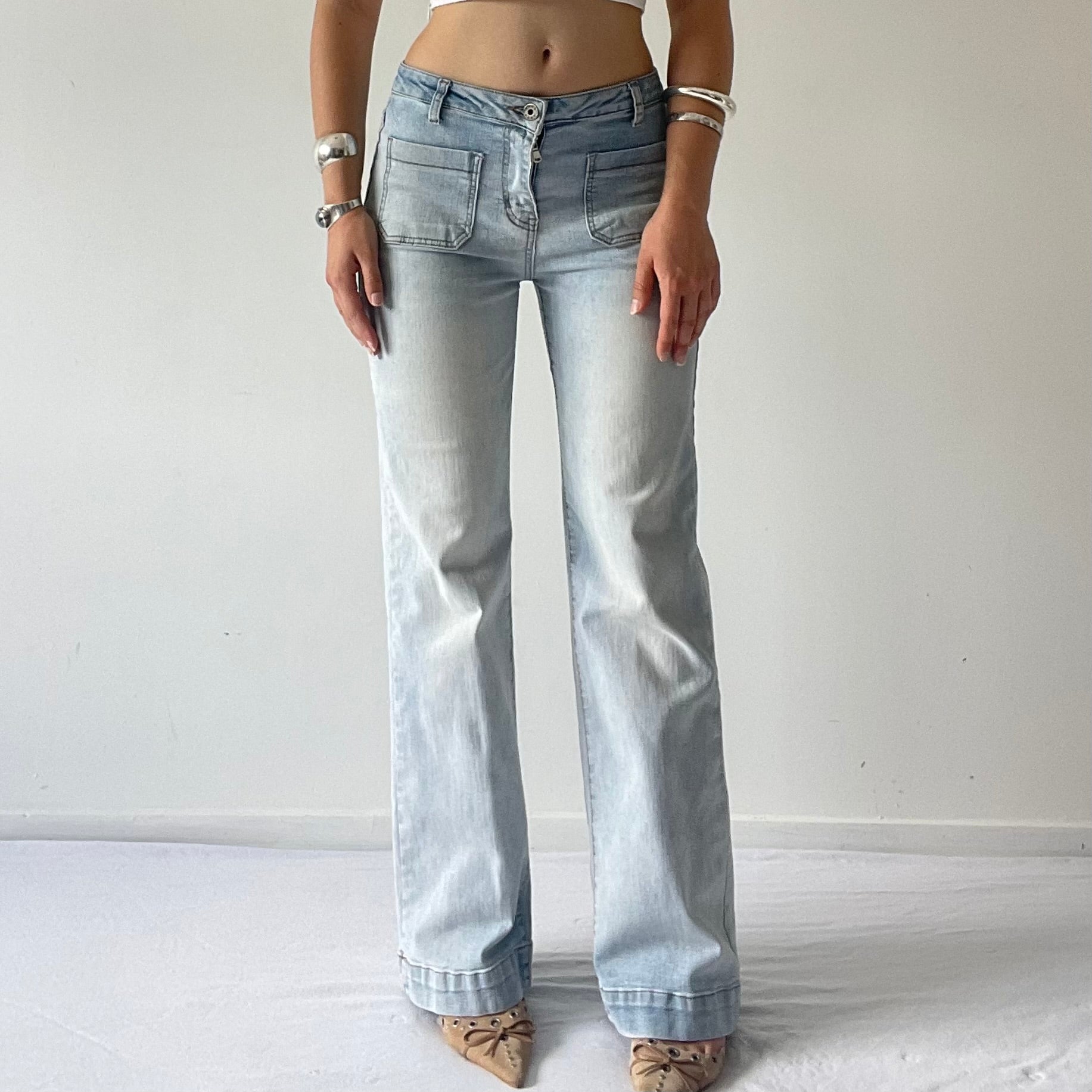 Italian Star Wide Leg Jeans | 8-10