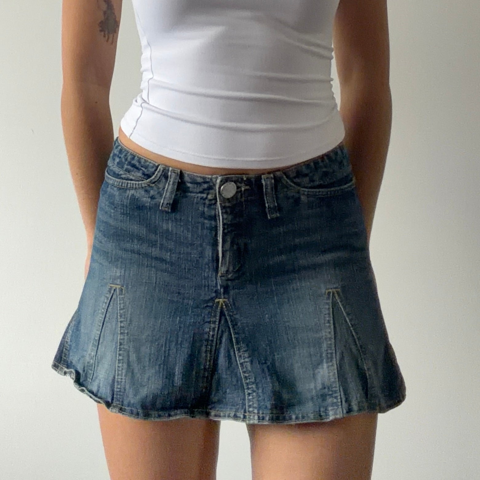 TRF Denim Mini Skirt | 4-6