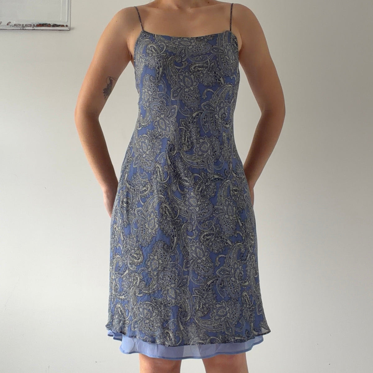 Ann Taylor Silk Midi Dress | M