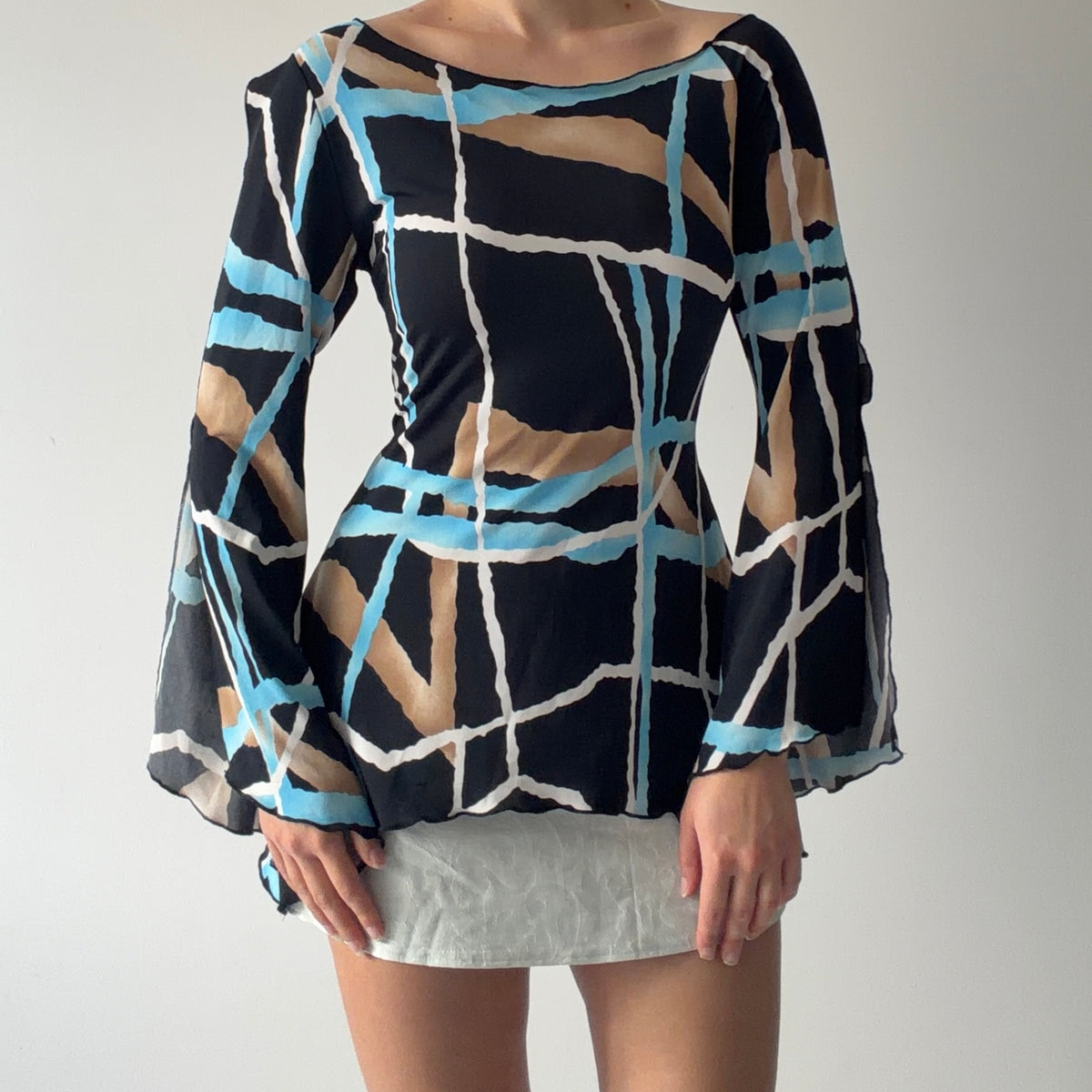 Rave Bell Sleeve Top | L