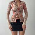 Guess Ruched Long Sleeve | XS