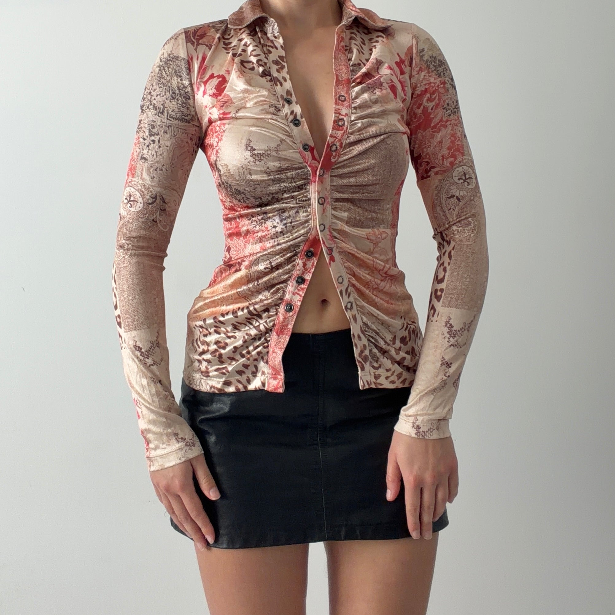 Guess Ruched Long Sleeve | XS