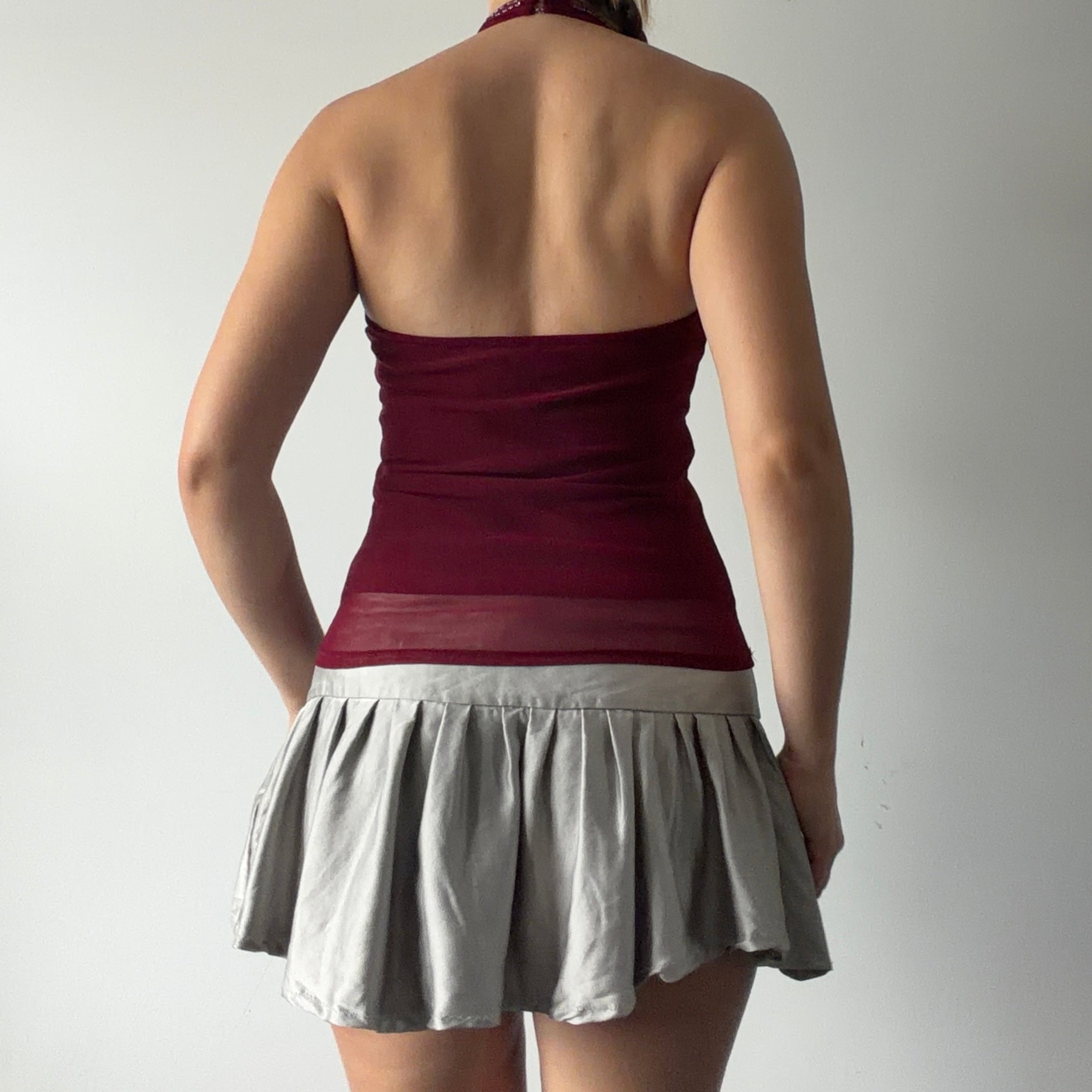 Motivi Beaded Halter Top | S