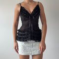Frederick's of Hollywood Ruffle Top | L-XL