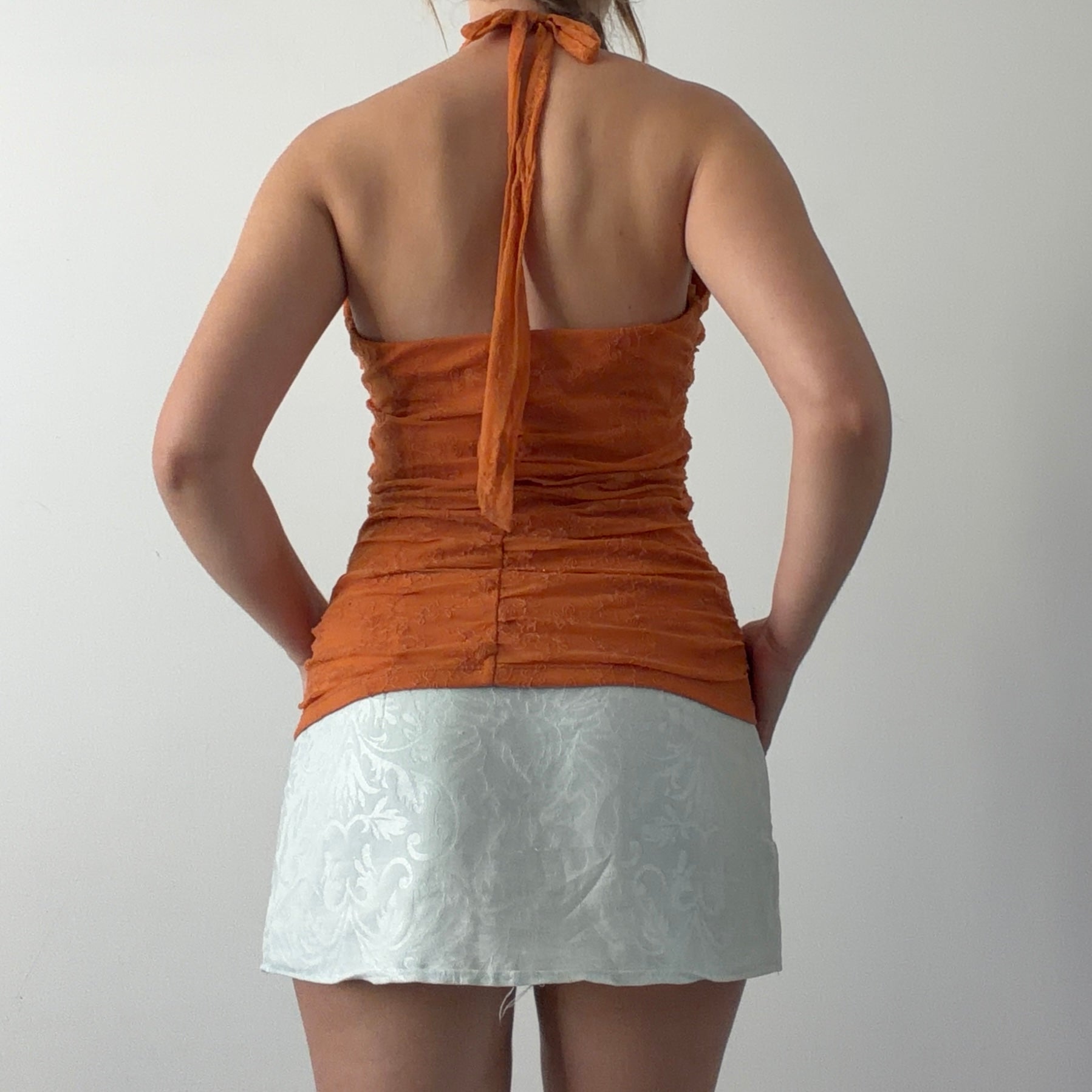 Le Chateau Lace Halter Top | S