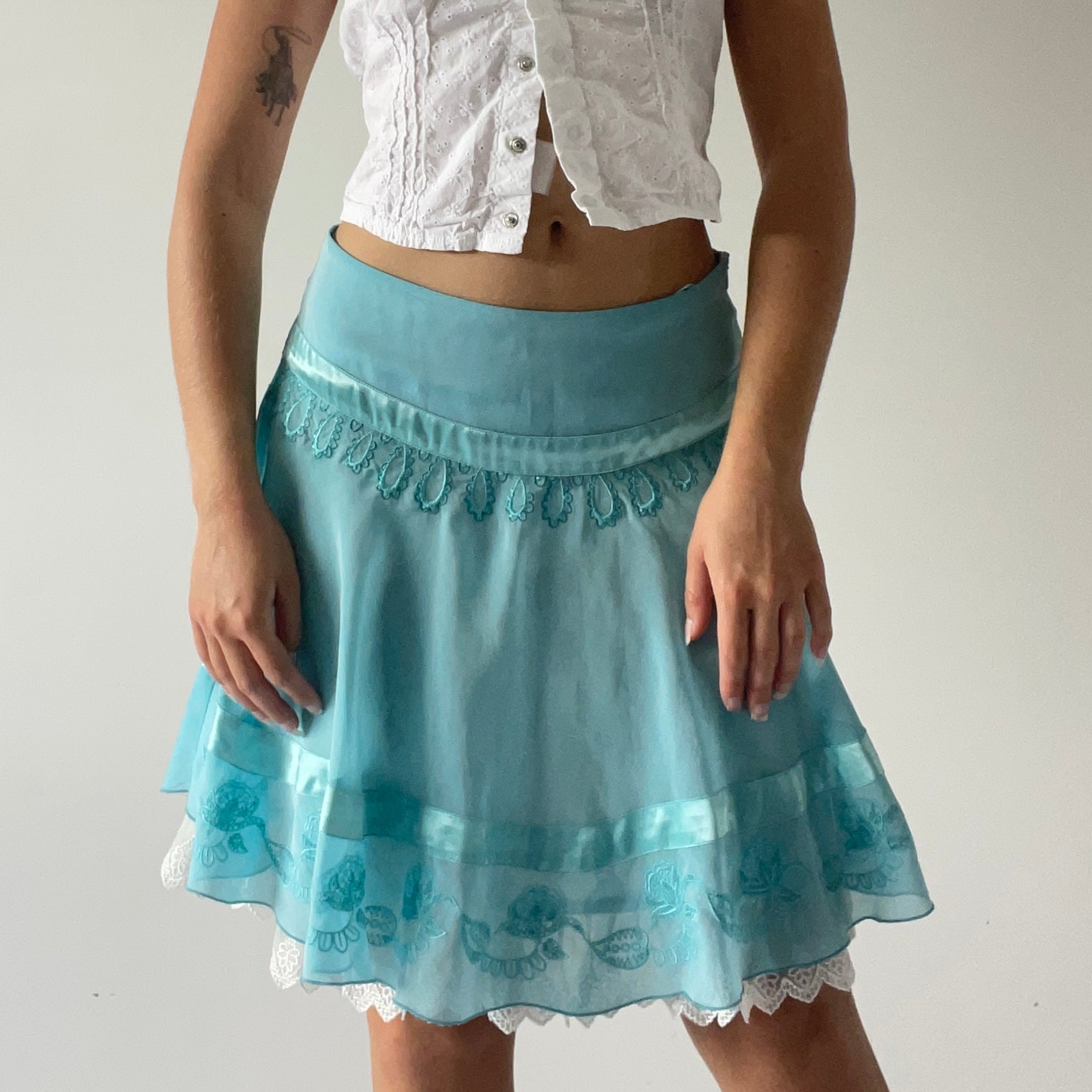 Midi Ruffle Skirt | 6-8