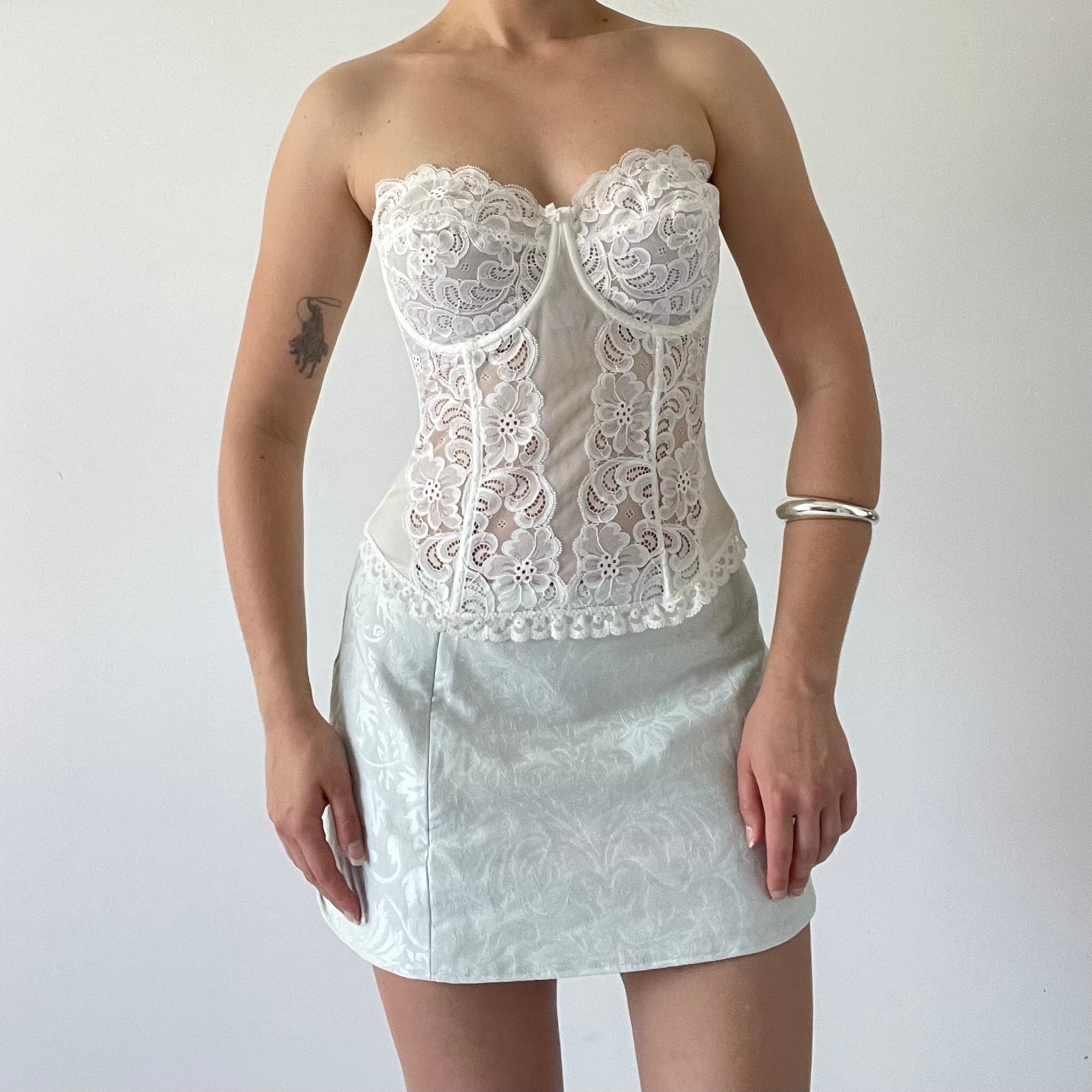 Strapless Lace Corset | 8-12 C/D