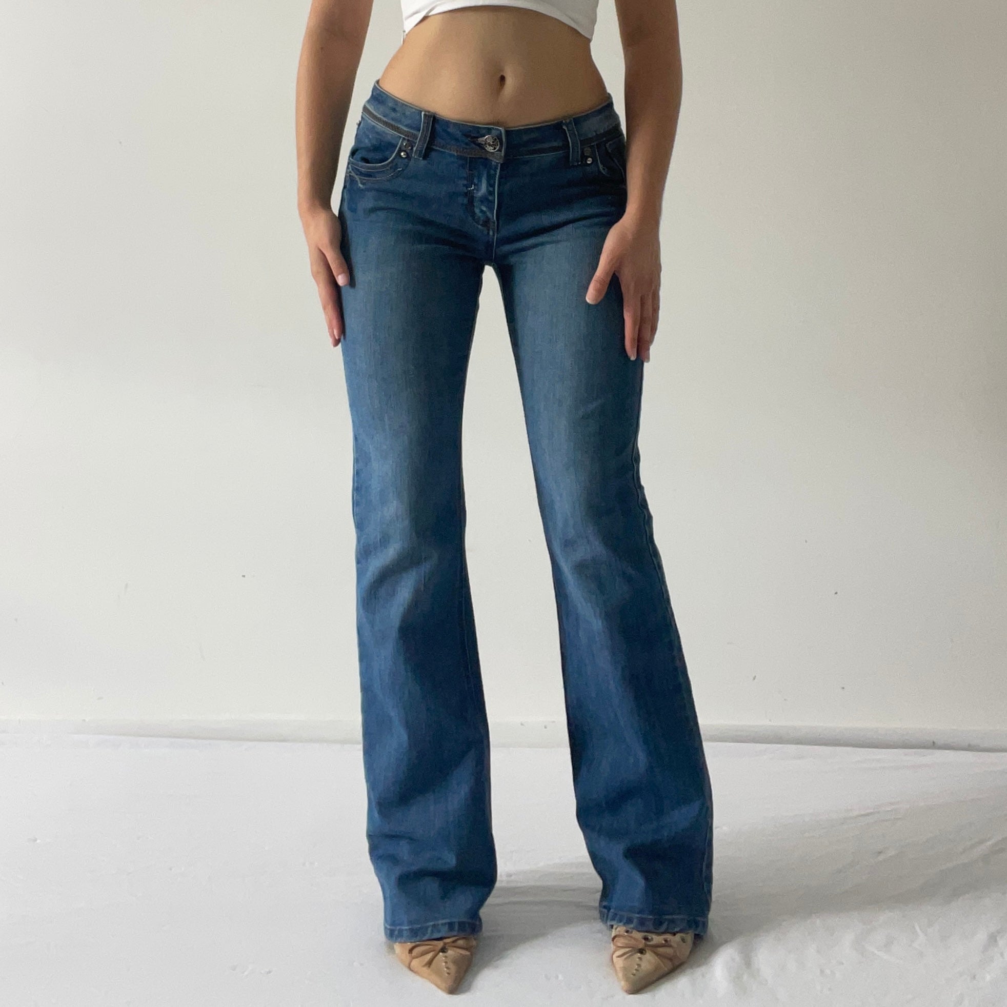 Kelso Low Rise Flare Jeans | S
