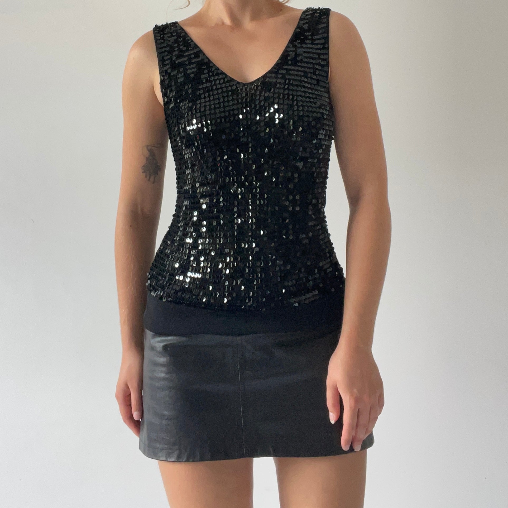 Max Sequin Crochet Top | 8-10
