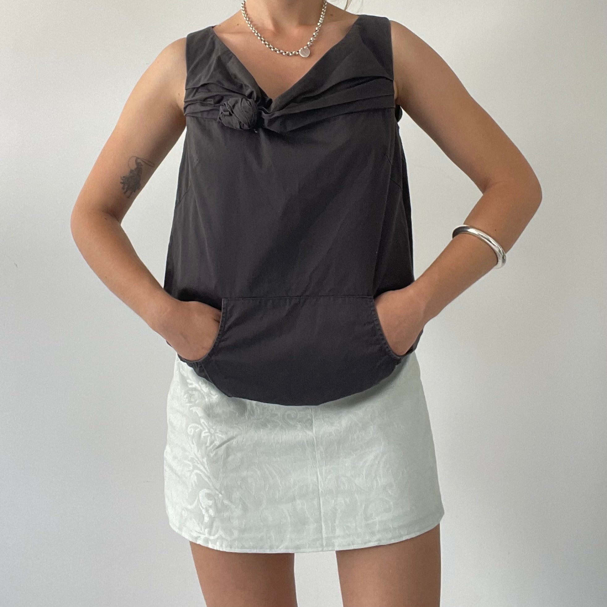 Kookai Bubble Hem Top | 8-10