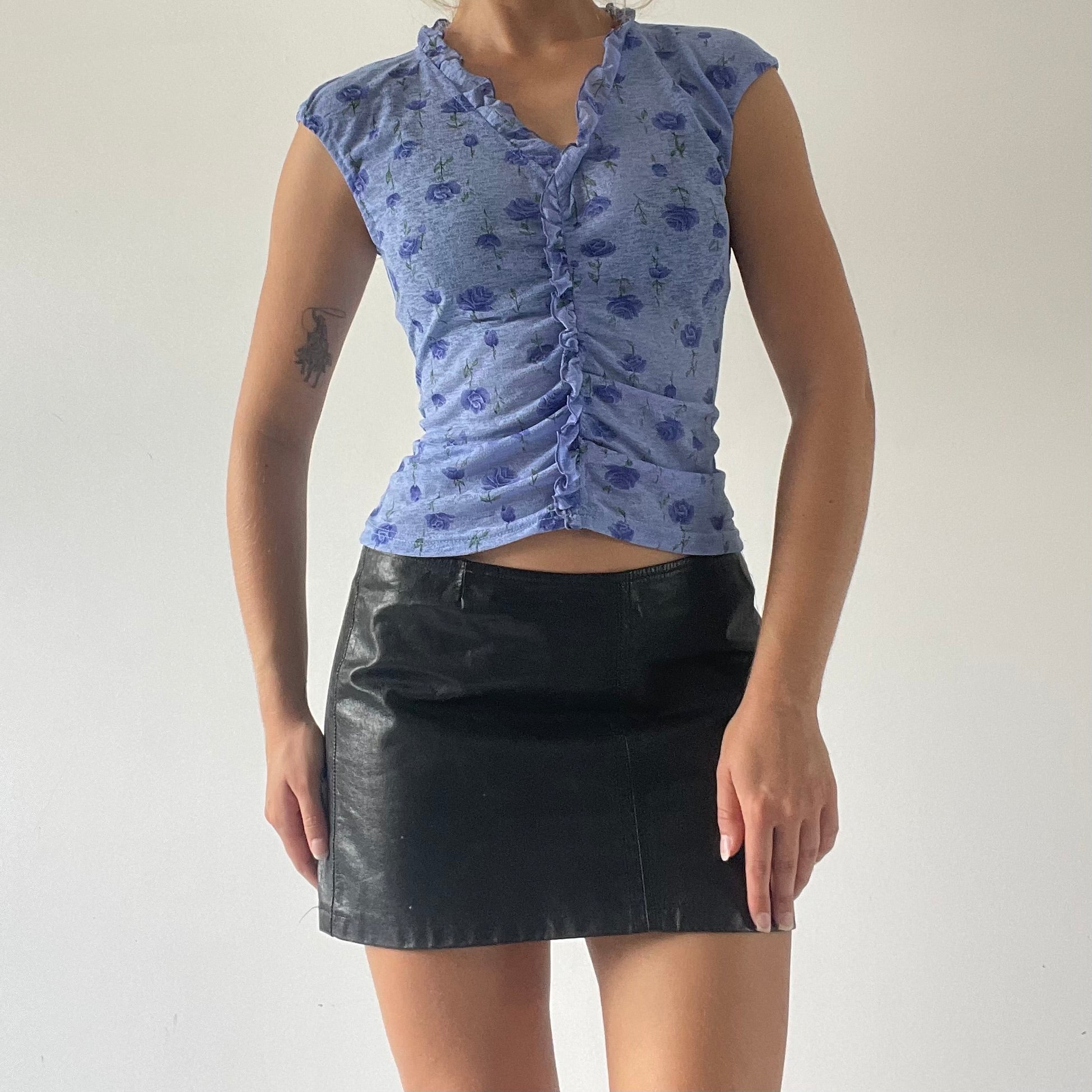 Floral Mesh Cami | 8-10