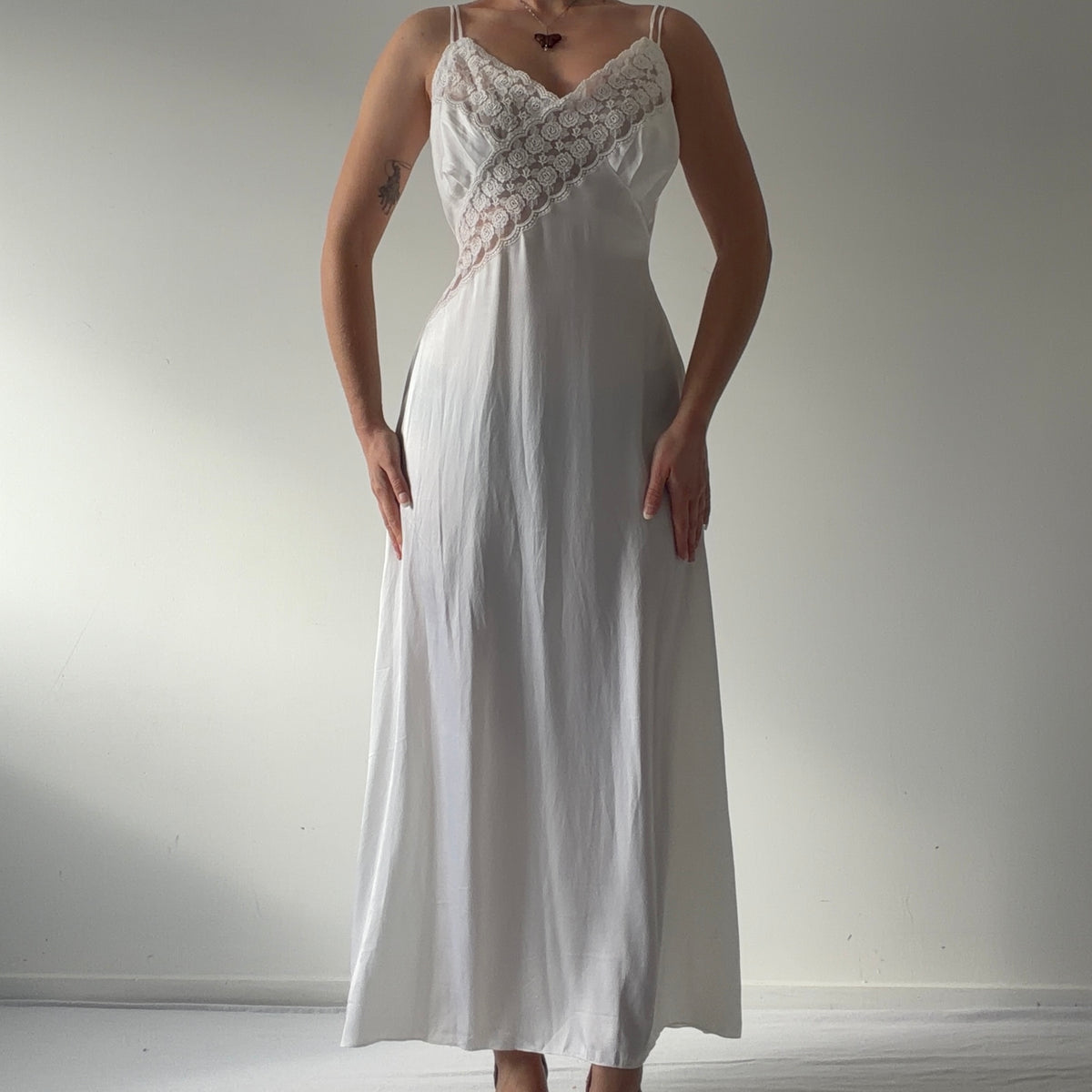 Günes Satin Slip Dress | S-M