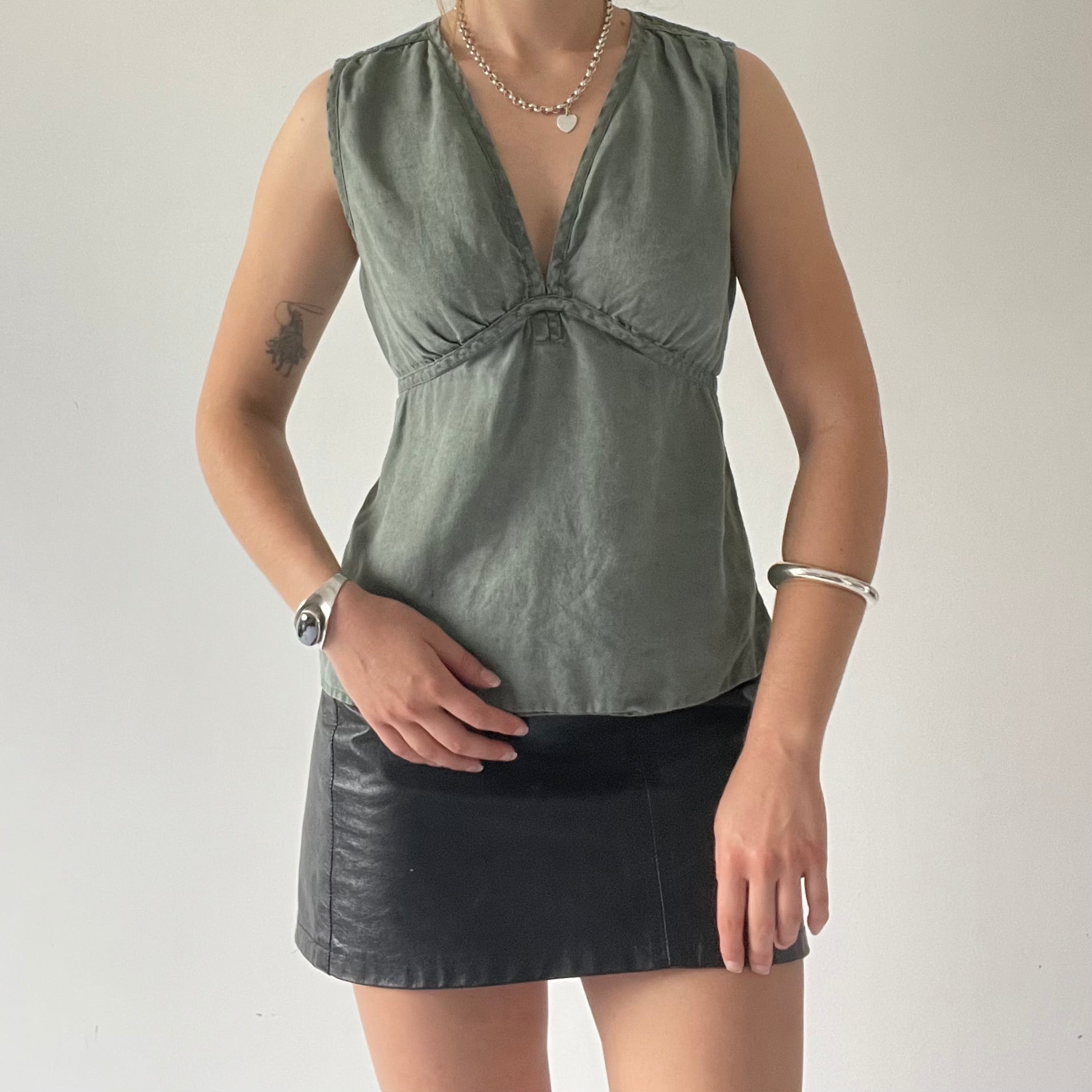 ALS Babydoll Linen Top | 8-10