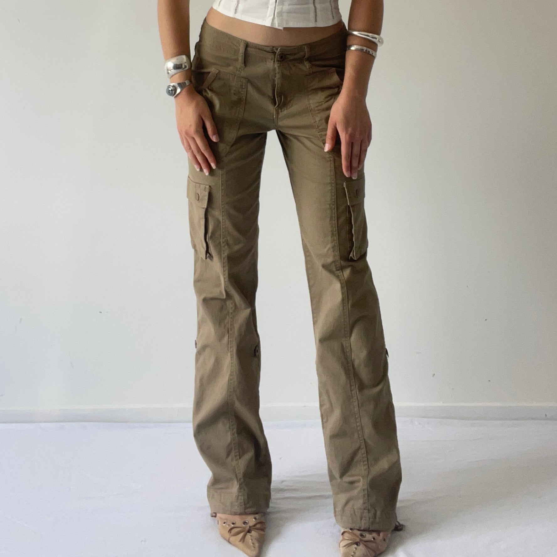 Urban Low Rise Cargo Pants | 6-8