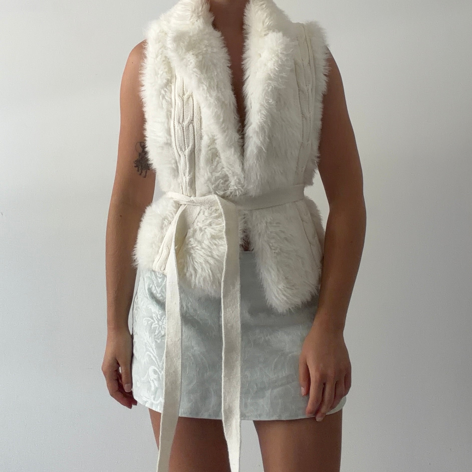 XOXO Faux Fur Knitted Top | 6-8