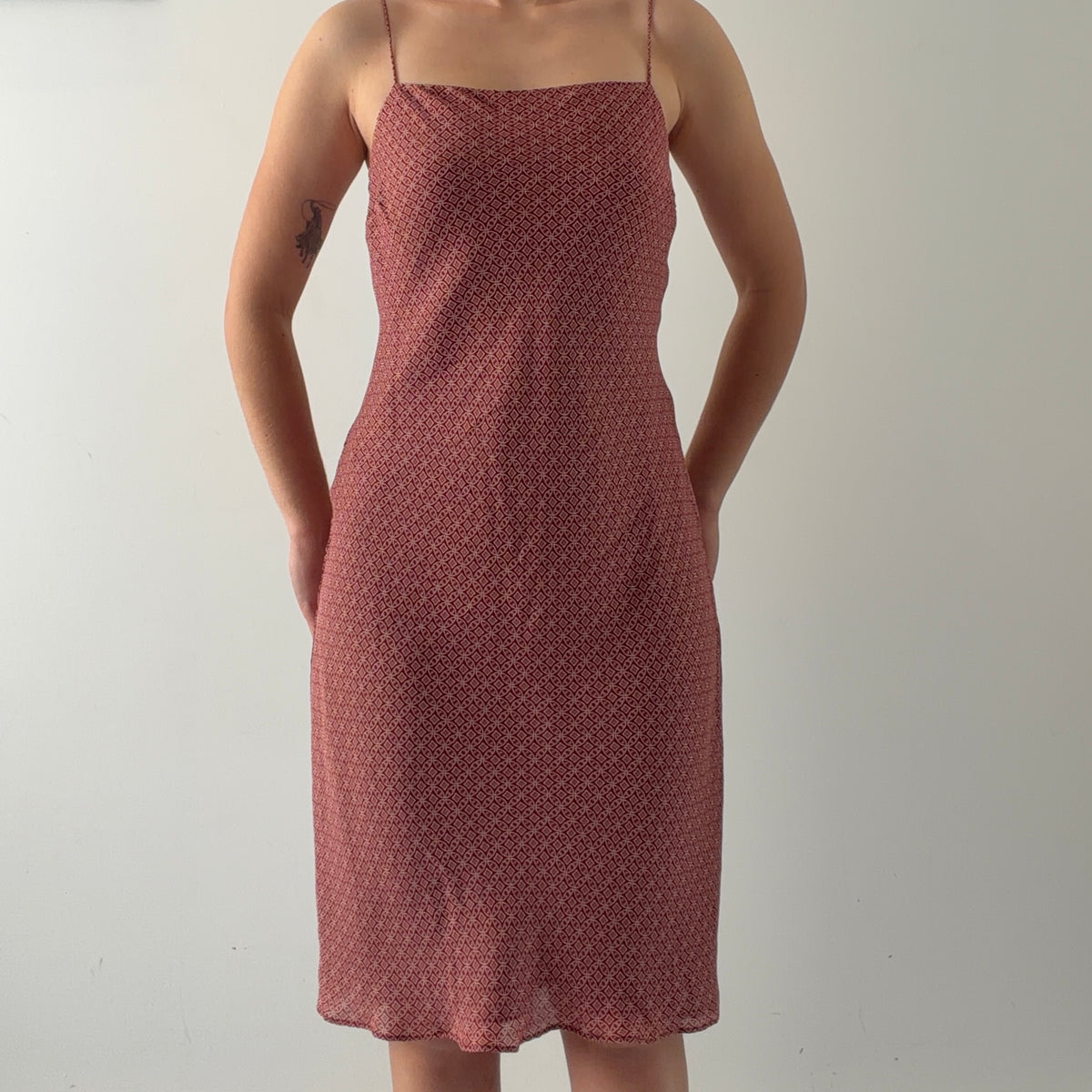 Ann Taylor Silk Midi Dress | S
