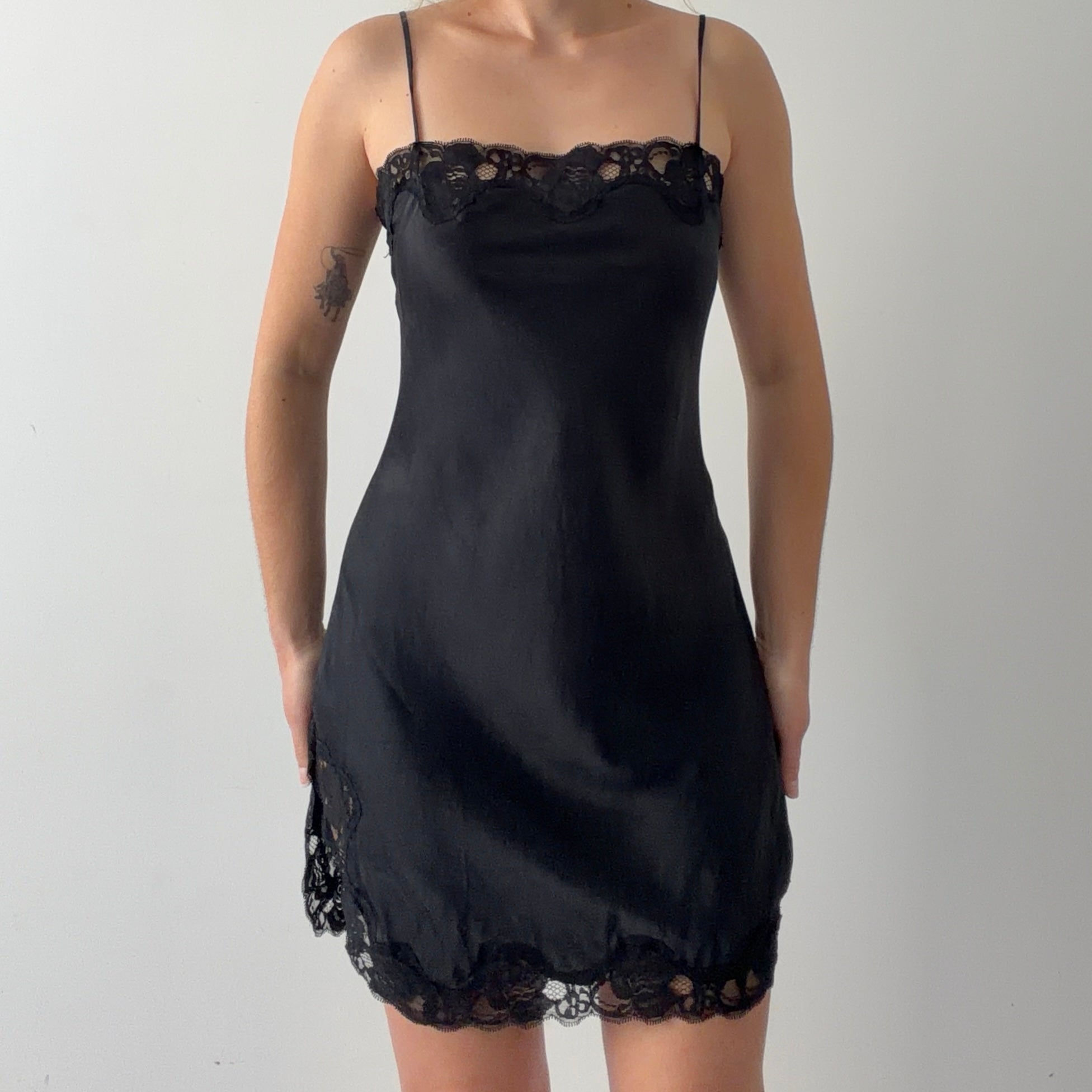 Victoria's Secret Gold Label Silk Slip | L