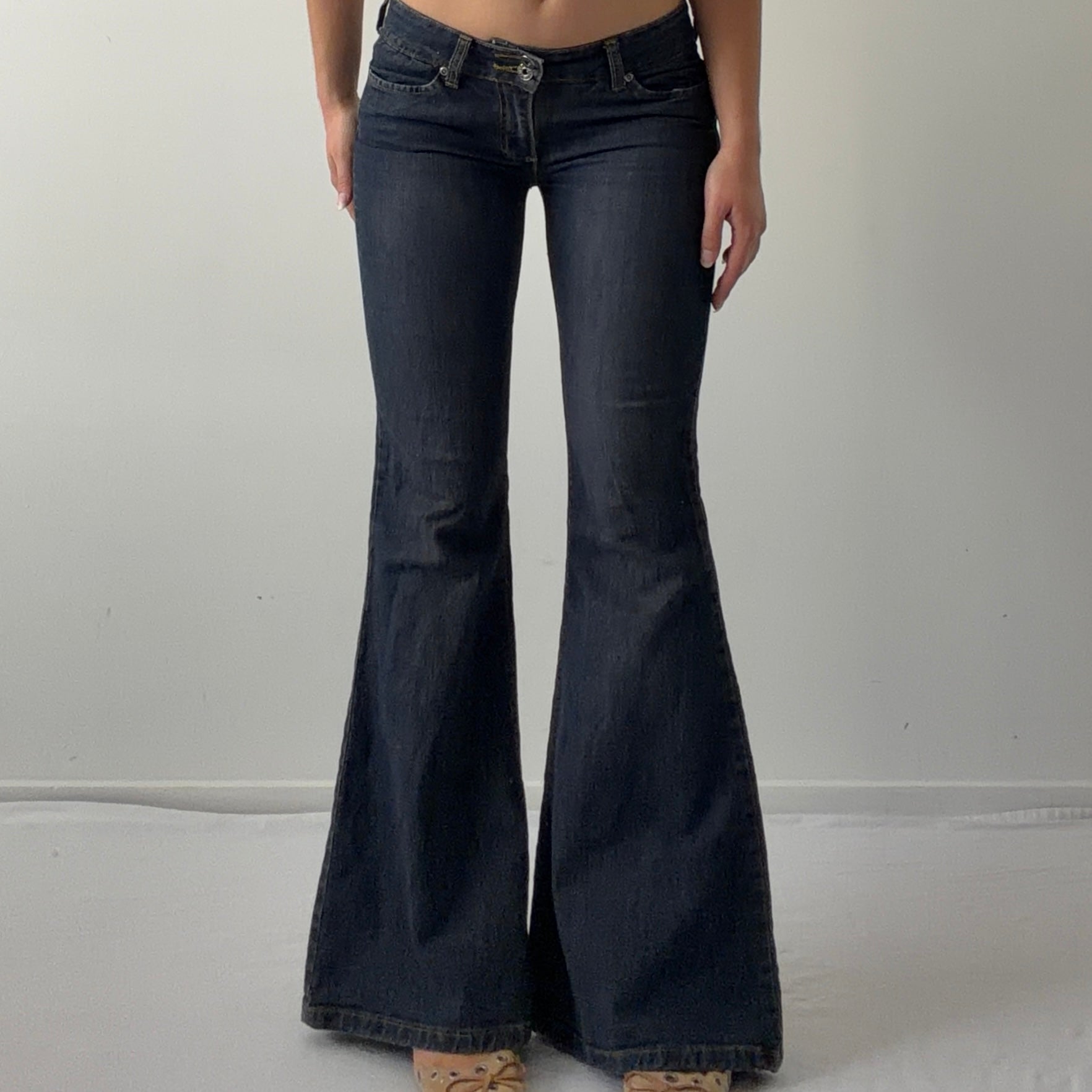 Stone Eagle Low Rise Flare Jeans | 6-8