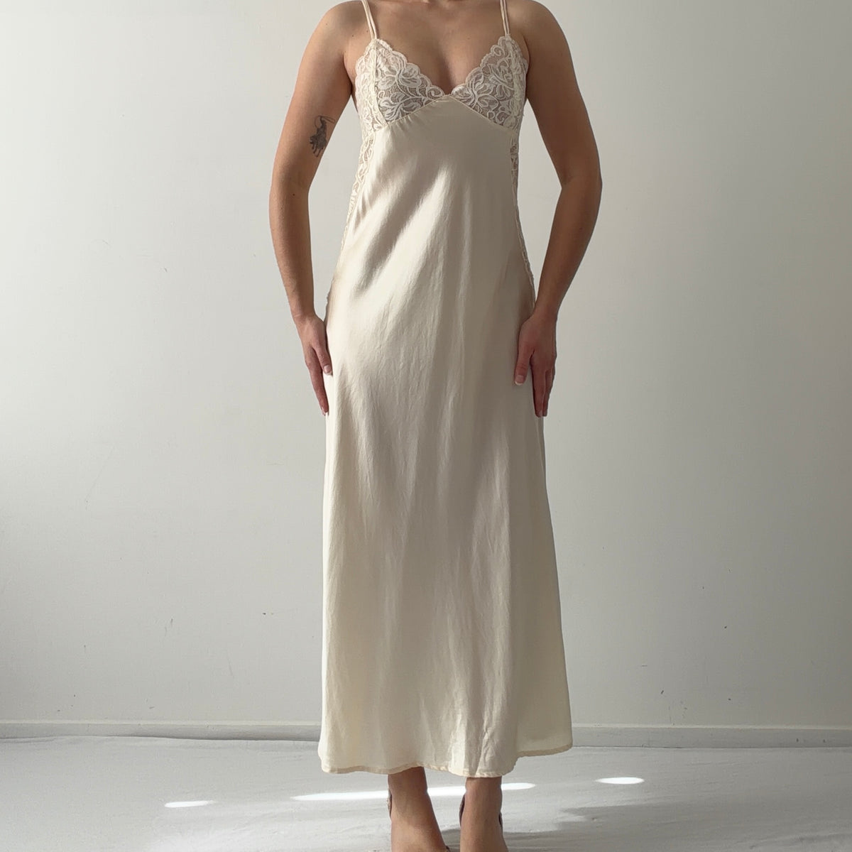 Nan Ya Silk Midi Dress | 10-12