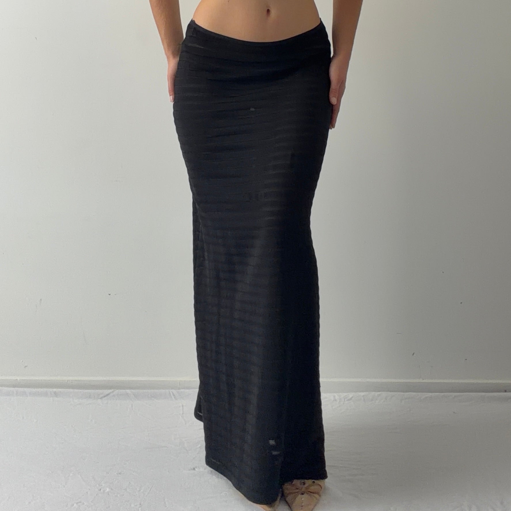 David Pond Slinky Maxi Skirt | 6-12
