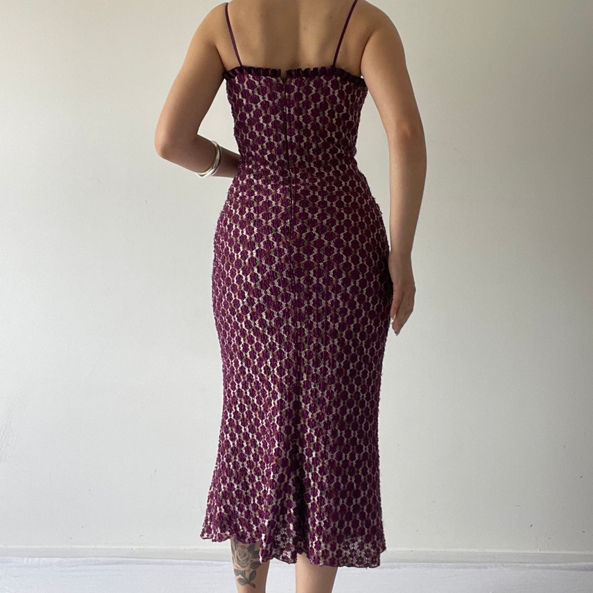 Lace Babydoll Midi Dress | 6-8