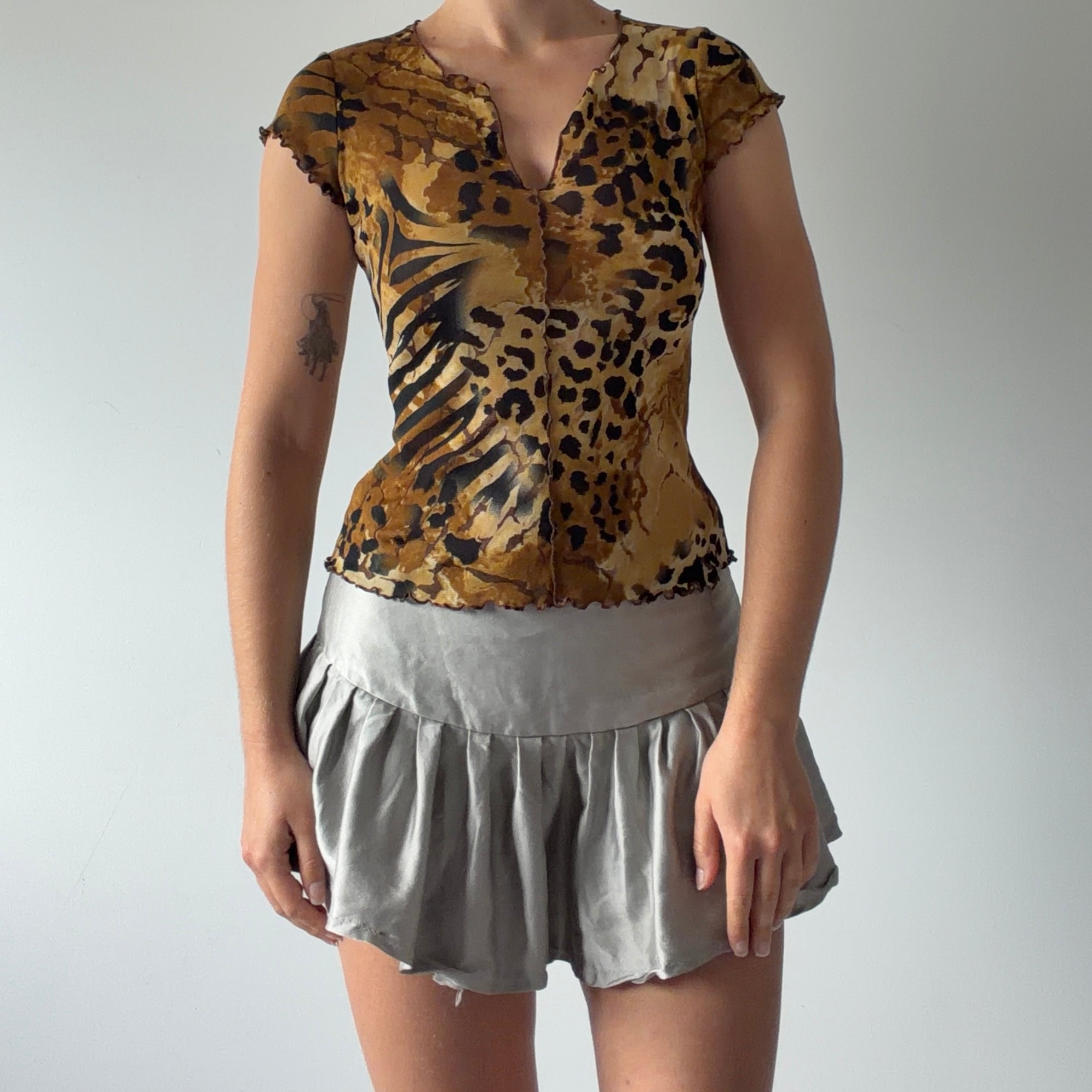 Wet Seal Mesh Top | 6-8