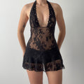 05' Victoria's Secret Halter Mini | Black | S