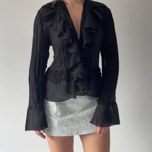 White Stag Bell Sleeve Top | M-L